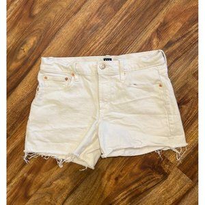 Gap White Denim Shorts